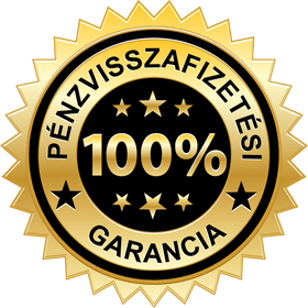 100% pénzvisszafizetési garancia